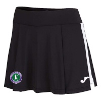 OBTC Joma Torneo Ladies Tennis Skirt Black/White